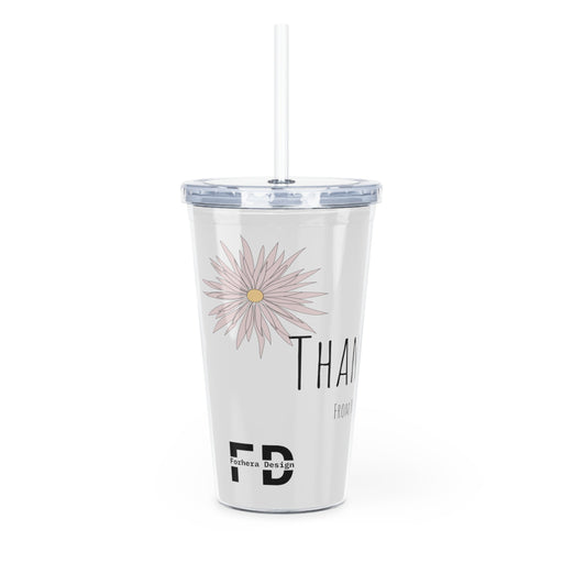 Plastic Tumbler with Straw - FORHERA DESIGN - bulk