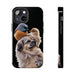 Small birds perched gently on Dog For Iphone or Google Phone case - FORHERA DESIGN - Phone Case