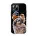 Small birds perched gently on Dog For Iphone or Google Phone case - FORHERA DESIGN - Phone Case