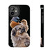 Small birds perched gently on Dog For Iphone or Google Phone case - FORHERA DESIGN - Phone Case