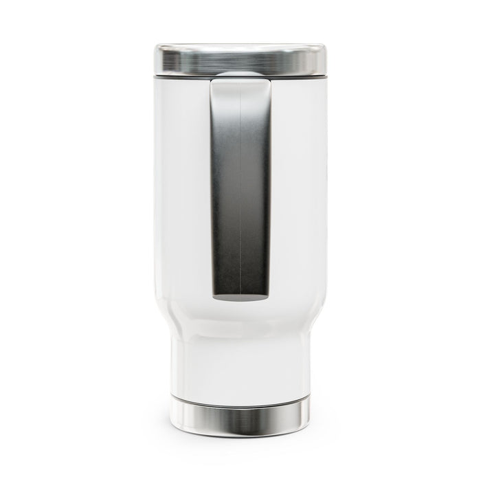 Stainless Steel Travel Mug with Handle, 14oz - FORHERA DESIGN - Mug