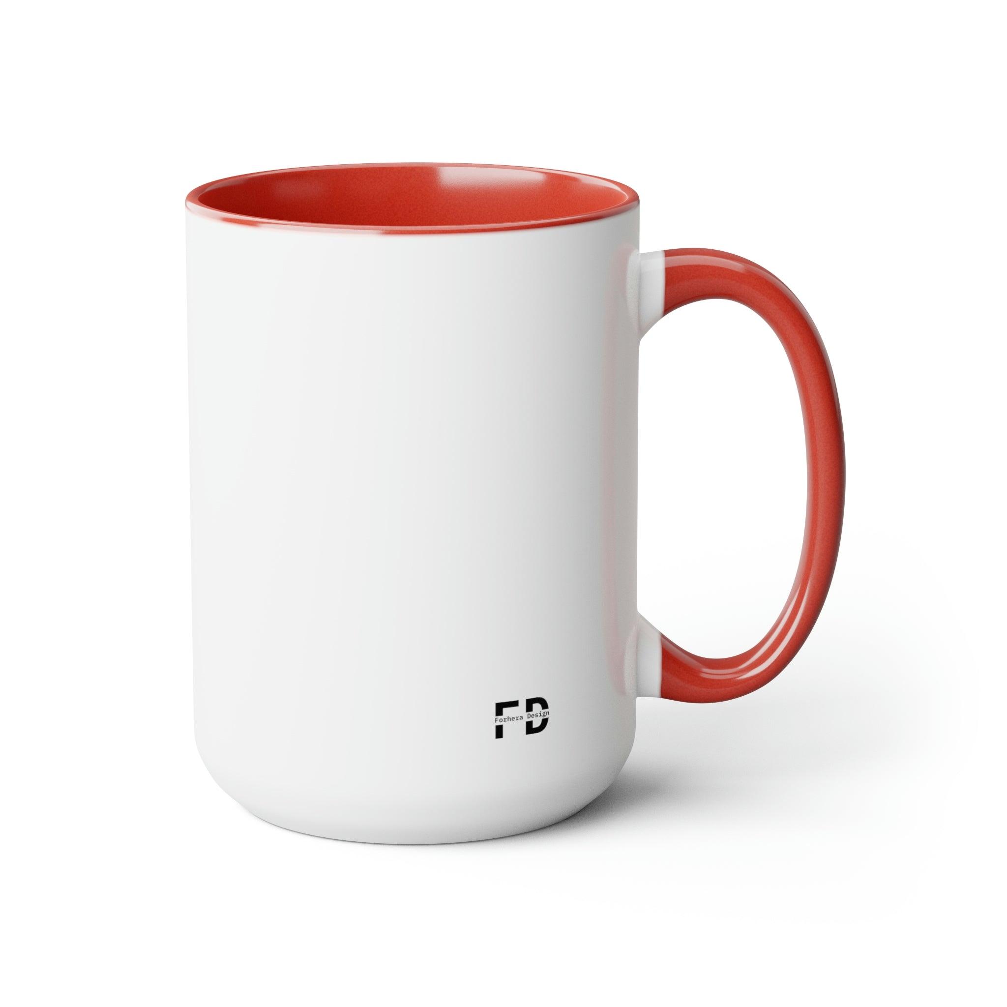 Tone Coffee Mugs, 15oz (Customized Mug 16$ Cad each for at least 4 mugs) - FORHERA DESIGN - bulk