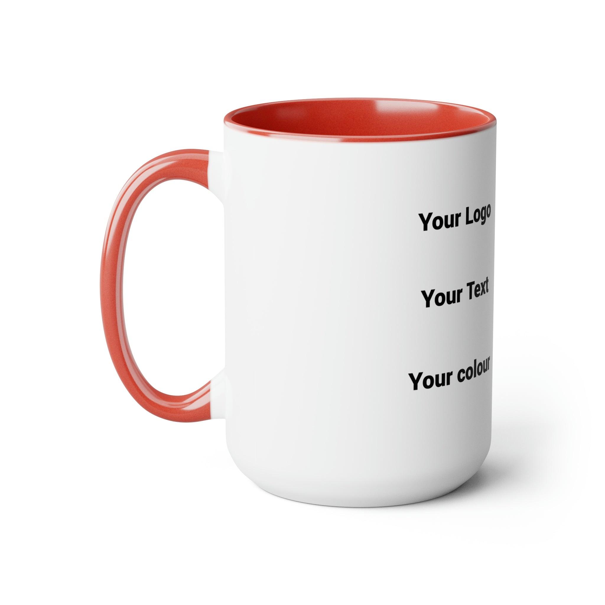 Tone Coffee Mugs, 15oz (Customized Mug 16$ Cad each for at least 4 mugs) - FORHERA DESIGN - bulk