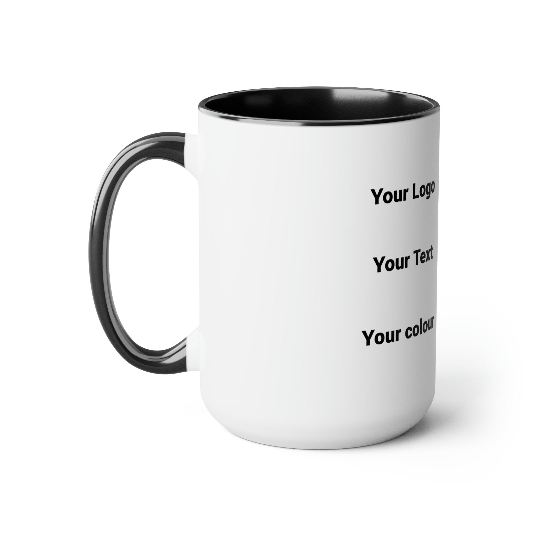 Tone Coffee Mugs, 15oz (Customized Mug 16$ Cad each for at least 4 mugs) - FORHERA DESIGN - bulk