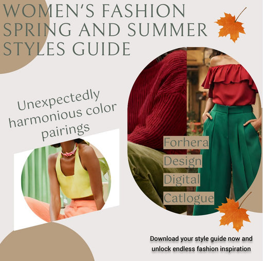 Women's Fashion Spring and Summer Styles Guide - FORHERA DESIGN - DigitalPrint