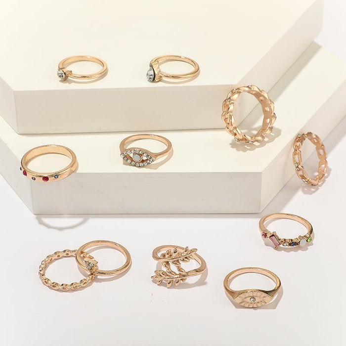 11 piece ring Woman accessories