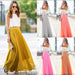 20 New Versatile Chiffon Waist-slimming Long Dress High Waist Pleated Skirt