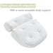 6 suction cups bath pillow 3D net bathtub pillow