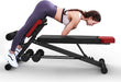 Finer Form Multi-Functional Bench for Full All-in-One Body Workout – Versatile Exercise Equipment for Hyper Back Extension, Abdominal Routines, Decline Bench, Flat Bench or Bench Press. Outstanding Fitness Equipment for Your Home Gym