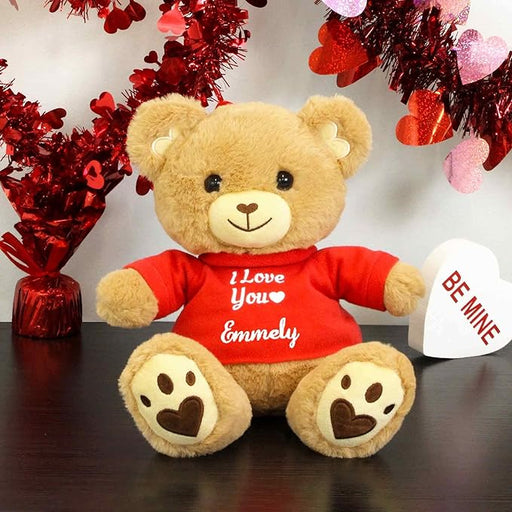 DIBSIES Personalized Valentine's Day Teddy Bear - "I Love You"