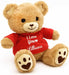 DIBSIES Personalized Valentine's Day Teddy Bear - "I Love You"