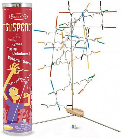 Melissa & Doug Suspend Family Game - Wire Balance Game (31 pcs), Perfect for Family Game Night, Activities, Games for Kids Ages 8+