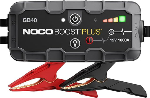 NOCO Boost Plus GB40 - 1000A UltraSafe Car Battery Jump Starter, 12V Battery Pack, Portable Charger - Gray