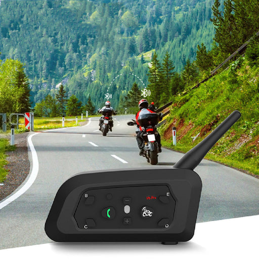 800m All Five Motorcycle Helmet Bluetooth Intercom V6pro Single Pack