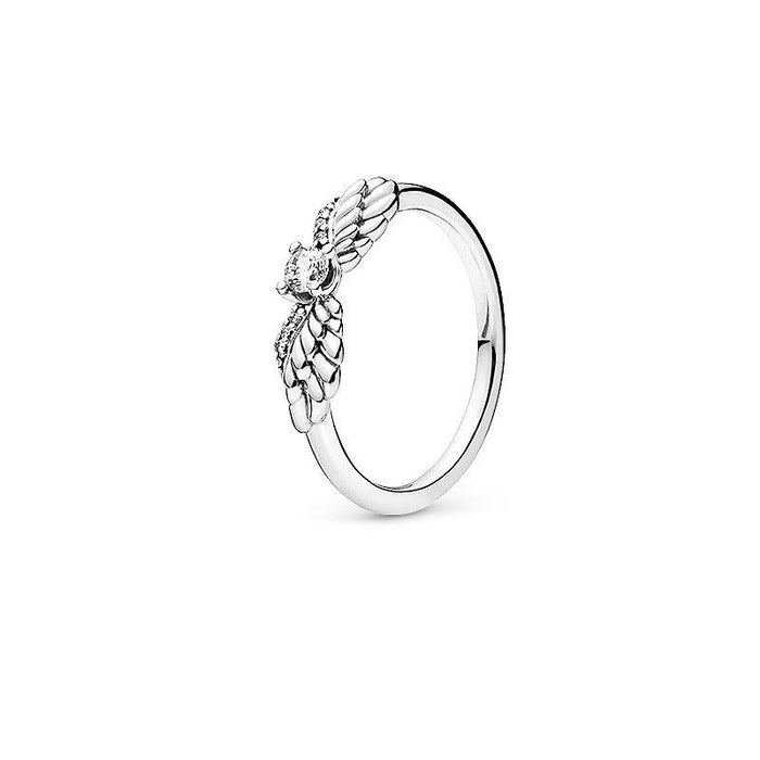 925 Silver Diamond Heart Ring