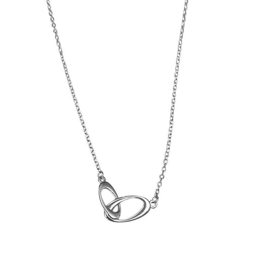 925 Sterling Silver Interlocking Necklace