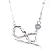 925 Sterling Silver Platinum Plated Necklace