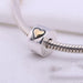 925 silver bracelet heart-shaped color separation buckle