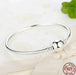 925 sterling silver fashion bracelet simple bone bracelet