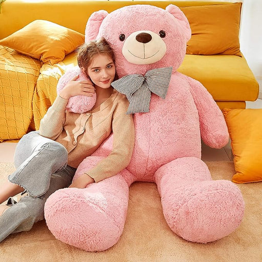 IKASA Giant Teddy Bear Plush Toy - Pink, 59 inches - Perfect Valentine's Gift