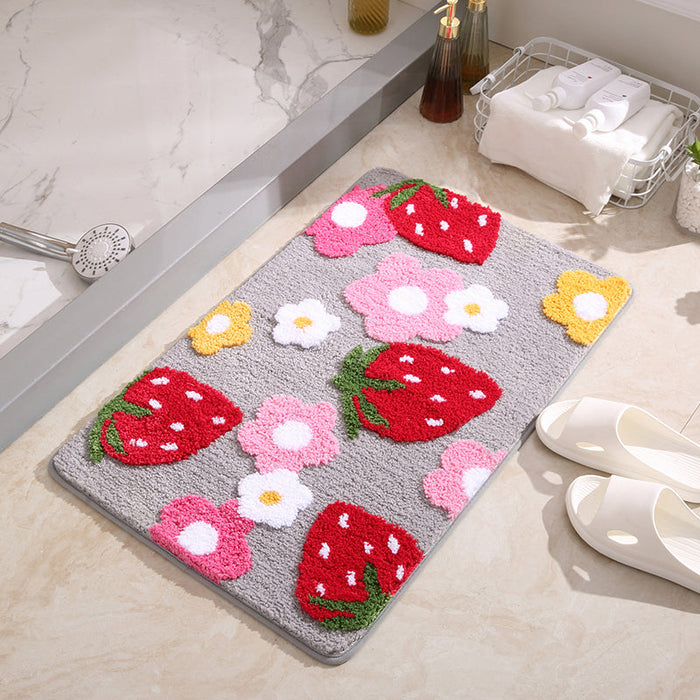Adorable Water-absorbent Foot Pad For Bathroom Entrance