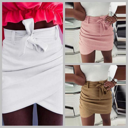 Amazon explosion women's women's European and American sexy women's skirts belt slim bag hip skirt BA0368