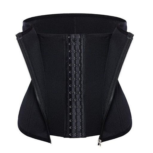 hot-selling zipper three-breasted belt neoprene corset body burst fitness postpartum body girdle