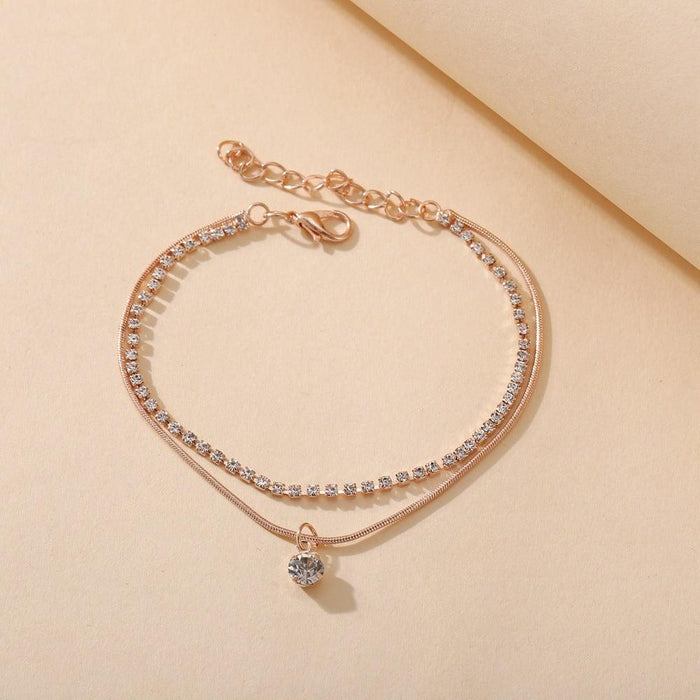 Anklets for Women Boho Cubic Zirconia Anklet Jewellery