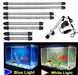 Aquarium-box floodlight highlights aquatic lantern diving festival waterproof and landscaping LED aquarium lamp fill light