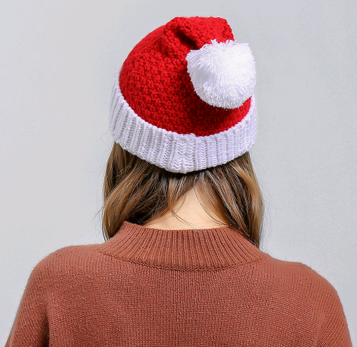 Autumn winter Santa Claus knitted wool hat Halloween creative gift wool hat