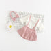 Baby Clothes Girls Fall Newborn Children Cotton Baby Romper Dress Up Clothing Three Sets