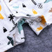 Baby Clothes One-piece Cartoon Dinosaur Short-sleeved Baby Romper