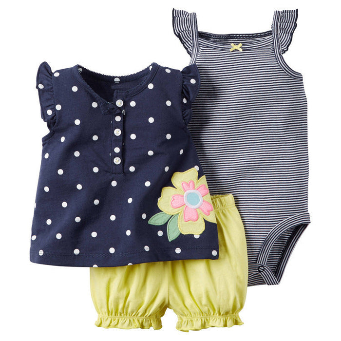 Baby Clothes Summer Sleeveless Bag Fart Clothes Girl Baby Romper Romper