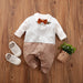 Baby Jumpsuit Spring And Autumn Models Foreign Trade Gentleman Baby Clothes Long-Sleeved Baby Clothes Baby Clothes