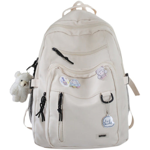 Backpack School Bag Girls Students Schoolbag High Capacity Multi-pocket Design Bags