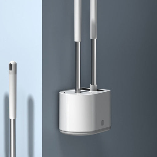 Bathroom Silicone Toilet Brush Long Handle Cleaning Tool Househood Bathroom Accessories