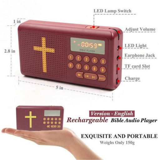 Bible Player New Portable English Player