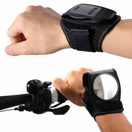 Bicycle Mirror Rearview Mirror With Wrist Strap And Arm With Quick-installation
