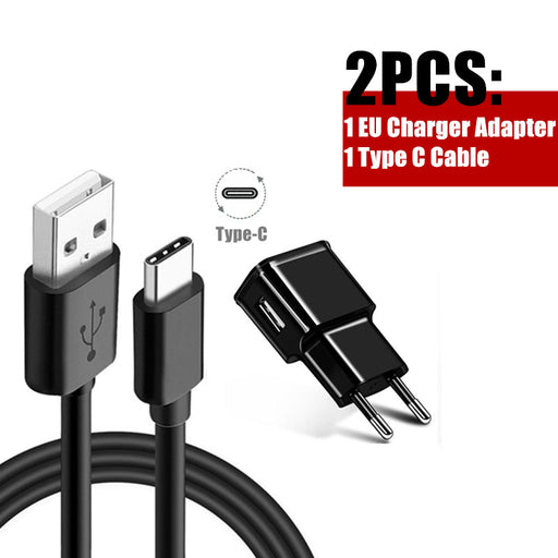 Black Fast Charging Cable Charger Adapter