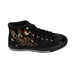 Black and Gold Women's Classic Sneakers- FORHERA DESIGN