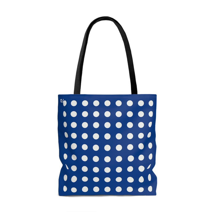 Blue With White Dotes Woman Bag- FORHERA DESIGN