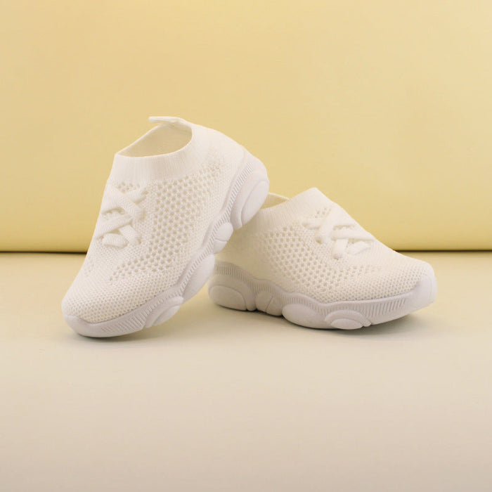 Boys and girls soft-soled toddler shoes