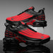 Breathable Men's Sports And Leisure Heightening Full Palm Cushion Running Shoes