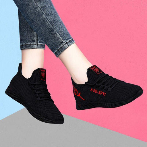 Breathable Mesh Cloth Wear-resistant Flat Shoes