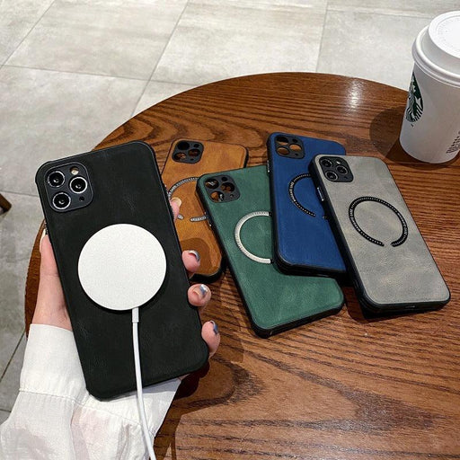 Business Magnetic Charging Mobile Phone Case