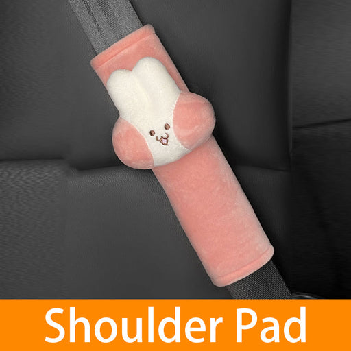 Cartoon Car Headrest Rabbit Pillow Interior