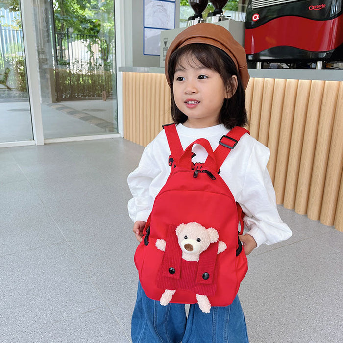 Cartoon Cute Little Bear Kindergarten School Bag
