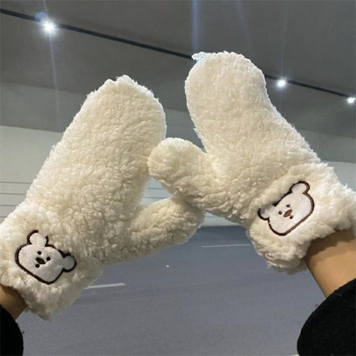 Cartoon Thickened Warm And Cold Gloves