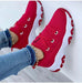 Casual Sneakers Breathable Sport Mesh Shoes Non-Slip Flats Shoes