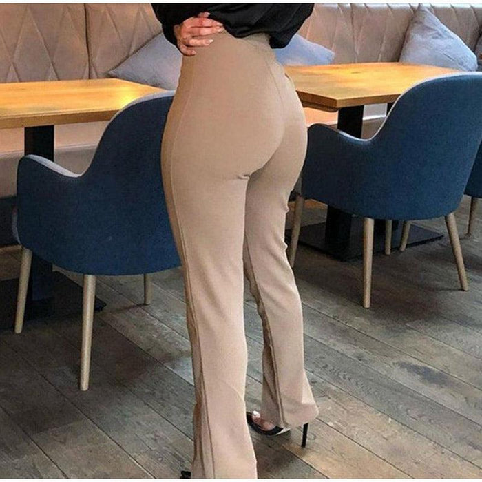 Casual solid color pants